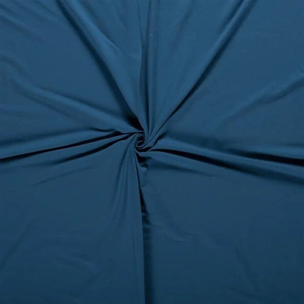 Pfauenblau Uni French Terry Vorbestellung